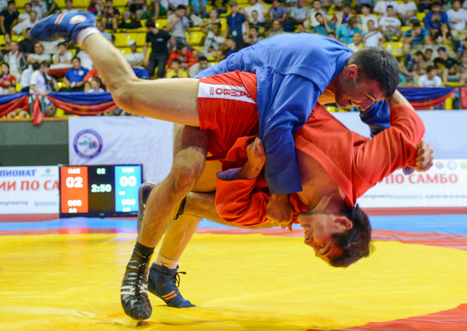 Тошкентда самбо бўйича Осиё чемпионати якунланди