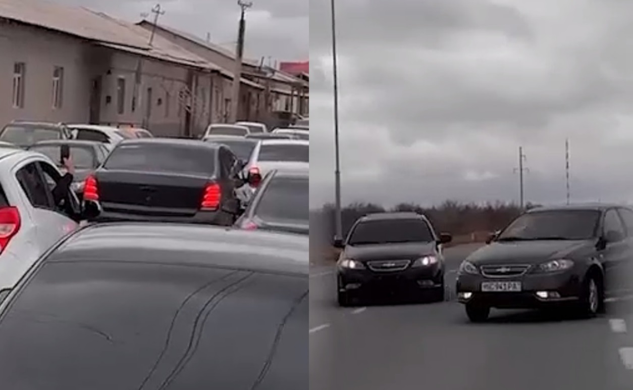 <p><b>Nukusda to‘y kortejida yo‘l talashgan 15 ta mashina haydovchisiga chora ko‘rildi</b></p>