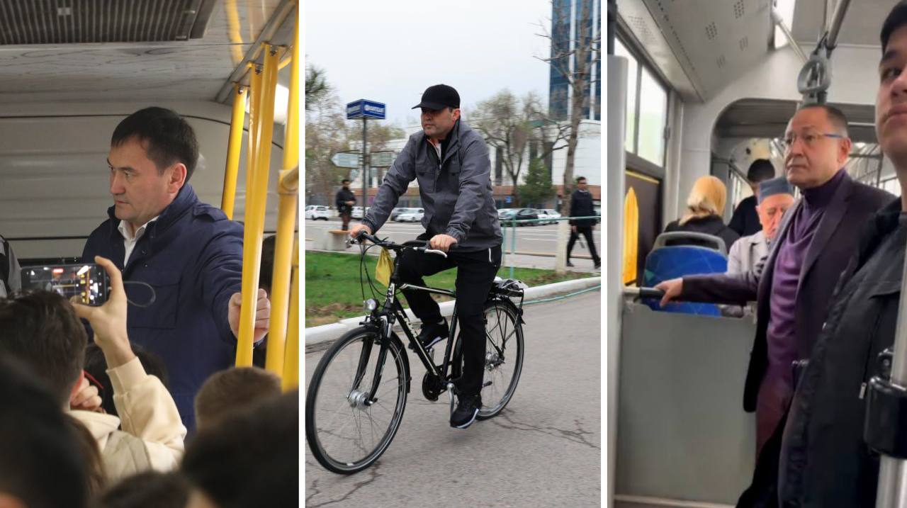 Метродаги транспорт вазири, “пешеход”дан ўтолмаётган Адҳам Икромов: Тошкентда “Автомобильсиз кун” тадбири бўлиб ўтмоқда