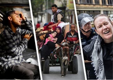 <p><b>Namoyishga chiqqan taksichilar, plyajda poklanayotganlar, otasining qabri yonida yotgan bolalar — 28-may suratlari </b></p>