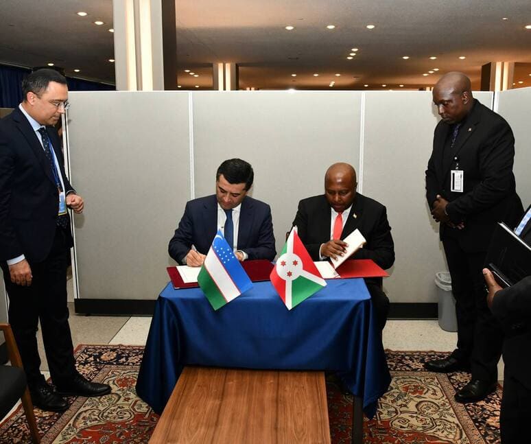 <p><b>O&lsquo;zbekiston Burundi bilan diplomatik munosabatlar o&lsquo;rnatdi&nbsp;</b></p>