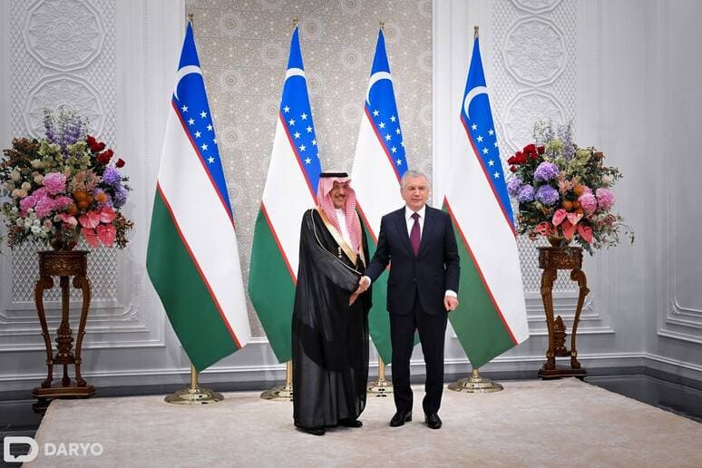 Shavkat Mirziyoyev Saudiya Arabistoni sarmoyasini O&lsquo;zbekistonga jalb etishda ACWA Power muhim o&lsquo;rin tutayotganini qayd etdi&nbsp;
