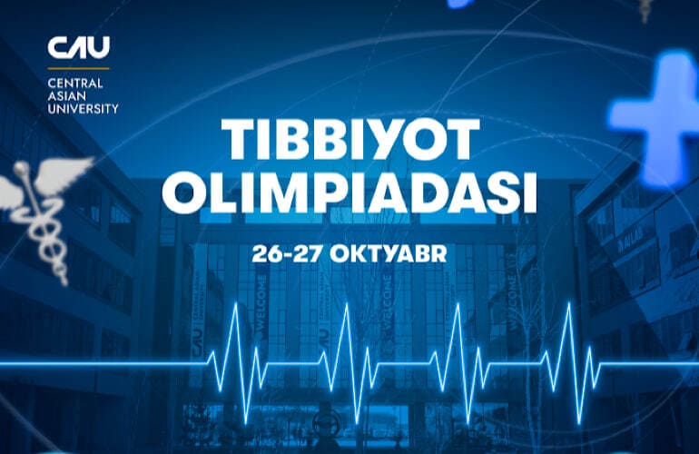 <p><b>Central Asian University O&lsquo;zbekistondagi tibbiyot oliy ta&rsquo;lim muassasalari talabalari uchun Tibbiyot Olimpiadasini o&lsquo;tkazmoqda&nbsp;</b></p>