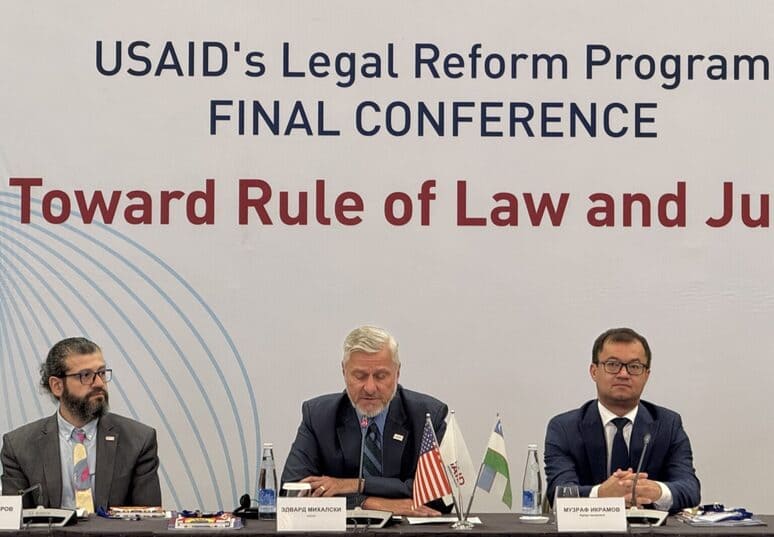 <p><strong>В Узбекистане подвели итоги Программы по правовой реформе совместно с USAID</strong></p>