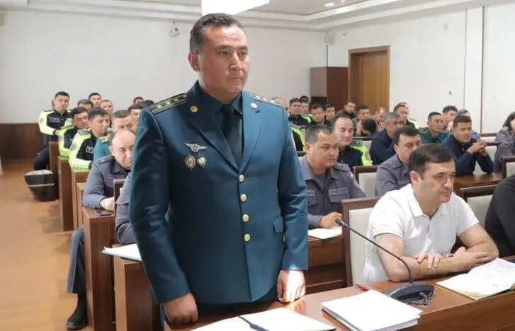 Toshkent viloyatida IIV Yo&lsquo;l harakati xavfsizligi xizmatiga yangi boshliq tayinlandi