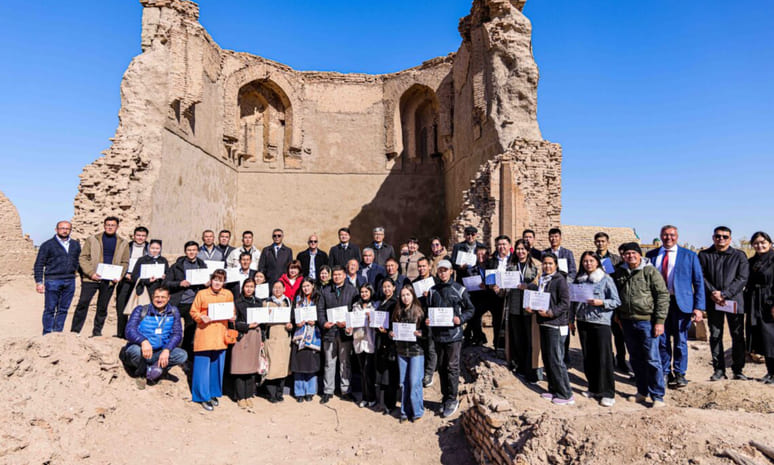 <p>Khalid Erejep Mausoleum in Uzbekistan reopens with $80,000 restoration grant<b>&nbsp;</b></p>