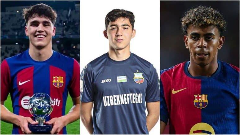 <p><b>Lamin Yamal, Pau Kubarsi va Azizbek To&lsquo;lqinbekov. The Guardian talqiniga ko&lsquo;ra dunyoning eng iqtidorli top-60 futbolchilari</b></p>