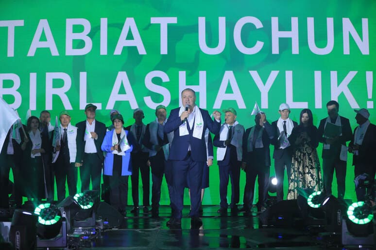 <p><b>Shahrisabzda O&lsquo;zbekiston Ekologik partiyasining saylovoldi ommaviy tadbiri o&lsquo;tkazildi</b></p>