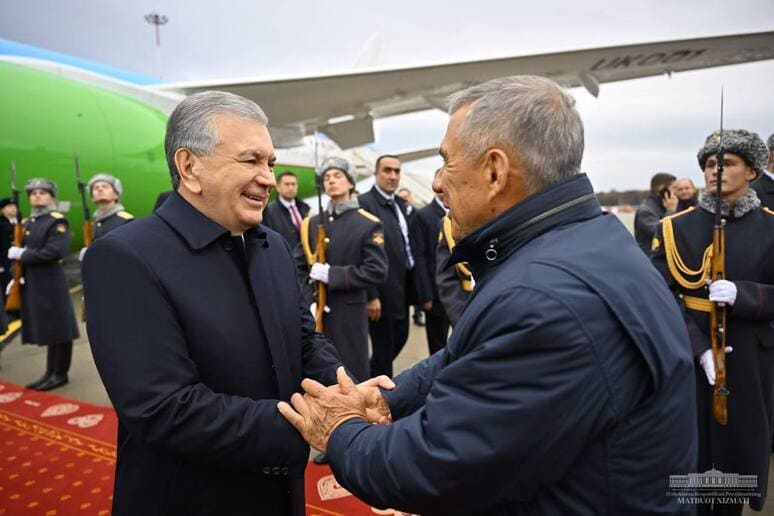 <p><b></b>Shavkat Mirziyoyev BRICS sammitining protokol tadbirlarida ishtirok etish uchun Qozon shahriga yetib bordi</p>