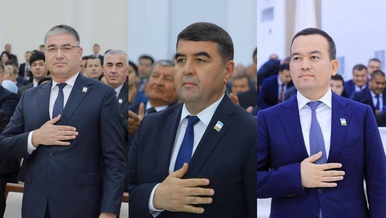 <p><b>Akmaljon Maxmudaliyev, Shavkat Abdurazzoqov va Ulug‘bek Qosimov viloyat hokimi lavozimiga tasdiqlandi </b></p>