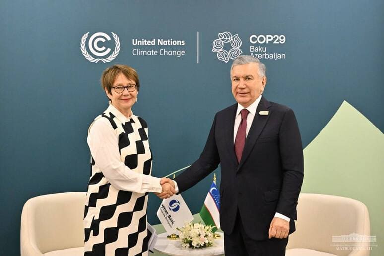 <p>Uzbekistan and EBRD discuss expanding partnership at COP29 summit<b>&nbsp;</b></p>