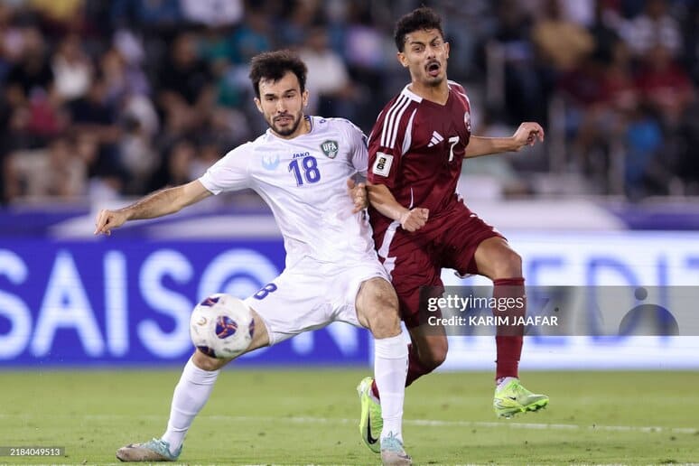 <p><b>JCH &mdash; 2026 saralashi. Qatar so&lsquo;nggi daqiqalarda urilgan gol evaziga g&lsquo;alabani ilib ketdi&nbsp;</b></p>