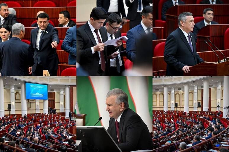 <p><b>Foto: Qonunchilik palatasining saylovdan keyingi birinchi majlisi </b></p>