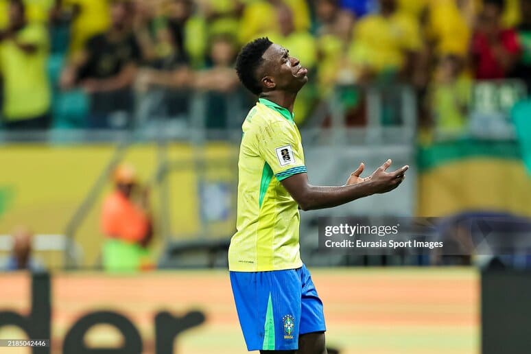 <p><b><strong>Vinisius Braziliya safida JCH saralashida 7 o&lsquo;yindan beri gol urolmayapti</strong></b></p>