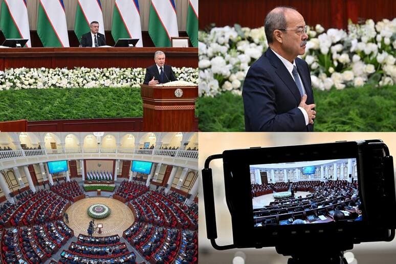 <p><b>Oliy Majlis Qonunchilik palatasining bosh vazir nomzodini ko‘rib chiqishga bag‘ishlangan majlisi suratlarda</b></p>