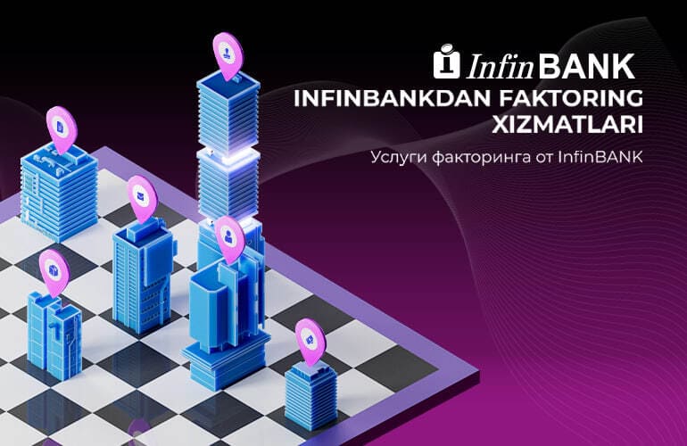 <p><b>InfinBANK faktoring xizmatlarini taklif qiladi: bu tadbirkorlarni vaqtinchalik kassa uzilishlaridan himoya qiladi va pul mablag‘larining uzluksiz aylanishiga imkon yaratadi </b></p>