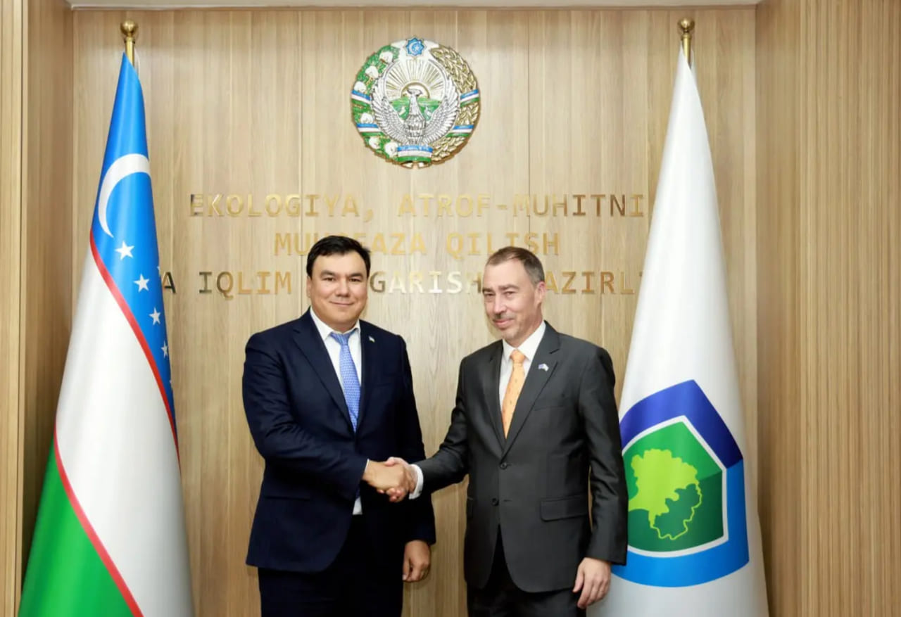 <p>Uzbekistan, EU discuss expanding environmental cooperation and joint initiatives<b>&nbsp;</b></p>