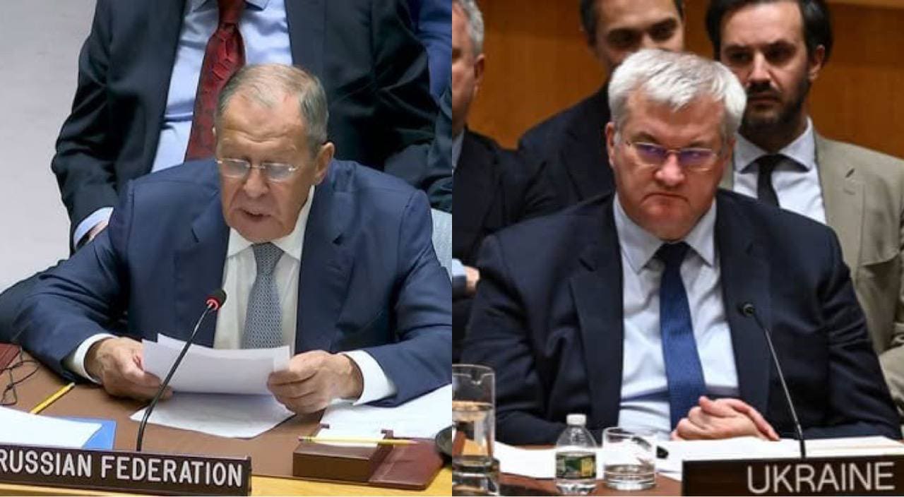 <p><b>Ukraina TIV rahbari Lavrov nutqidan oldin YXHT majlislar zalini tark etdi (video)</b></p>