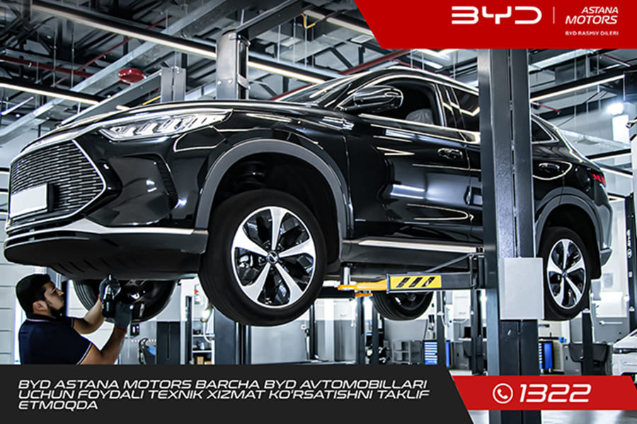 <p><b>BYD Astana Motors O&lsquo;zbekiston xalqini Konstitutsiya kuni bilan samimiy muborakbod etadi!</b></p>
