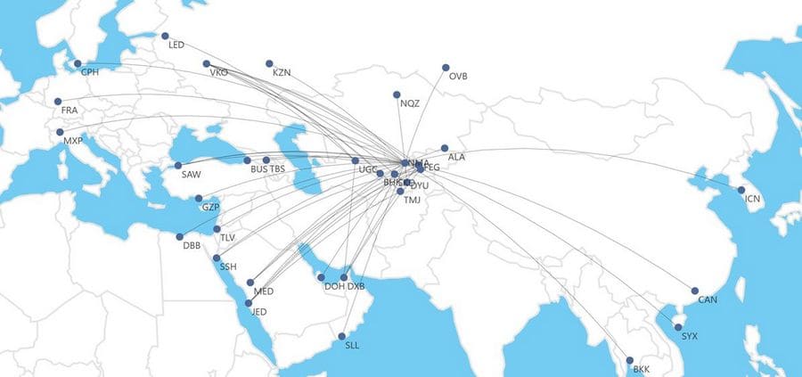 <p>Uzbekistan's Centrum Air to launch hub-and-spoke model, connecting East and West via Tashkent<b> </b></p>