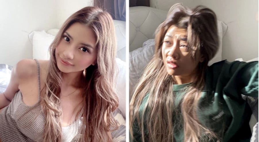 <p><b>Yaponiyalik model Instagram&rsquo;dagi ideal suratlar ortida qanday haqiqat borligini namoyish etdi (foto)</b></p>