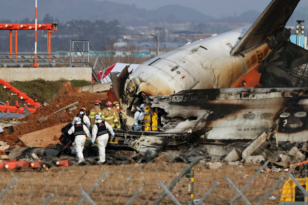 South Korea: plane crash claims 179 lives, two survive