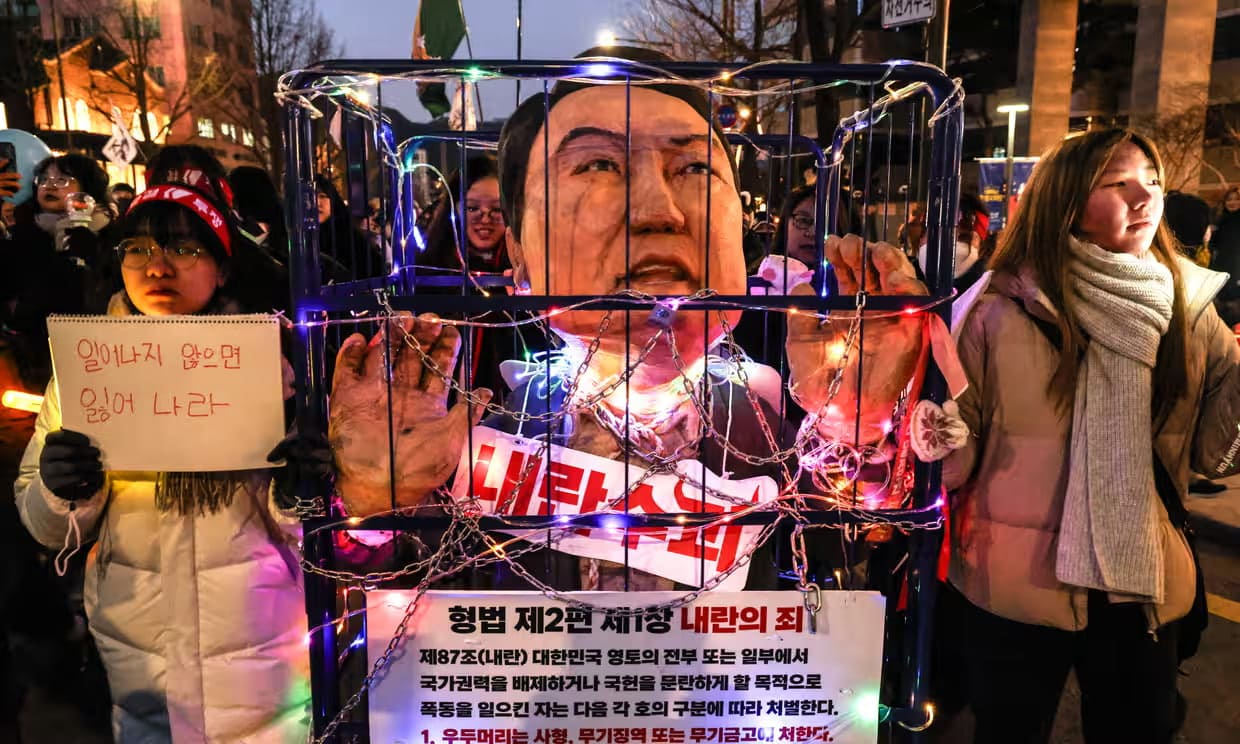 Janubiy Koreya hukumati prezident Yunni hibsga olish uchun suddan order talab qilmoqda