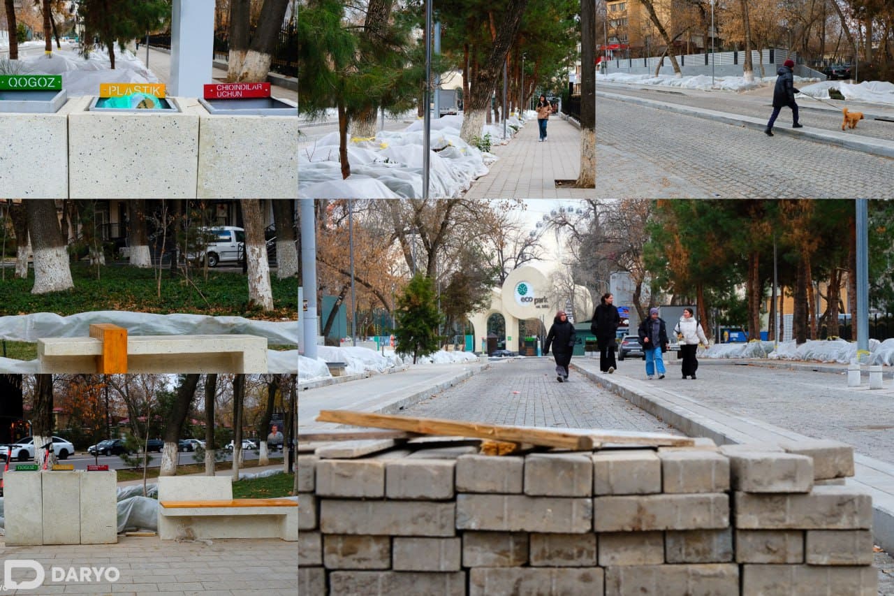 <p><b><strong>O‘zbekiston ovozi ko‘chasidagi obodonlashtirish ishlari — suratlarda</strong></b></p>