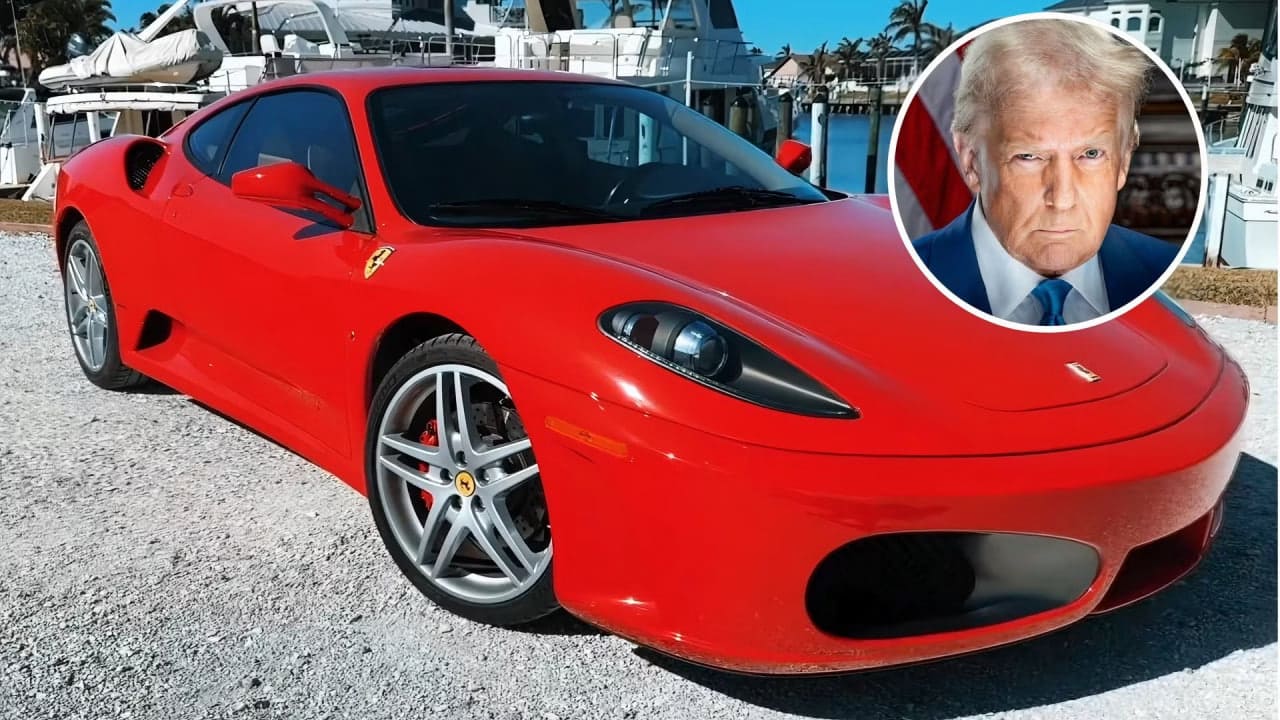 <p><b><strong>Bozordagi narxdan 5 barobar yuqori: Donald Trampning Ferrari F430 avtomobili auksionga qo&lsquo;yildi (foto)</strong></b></p>