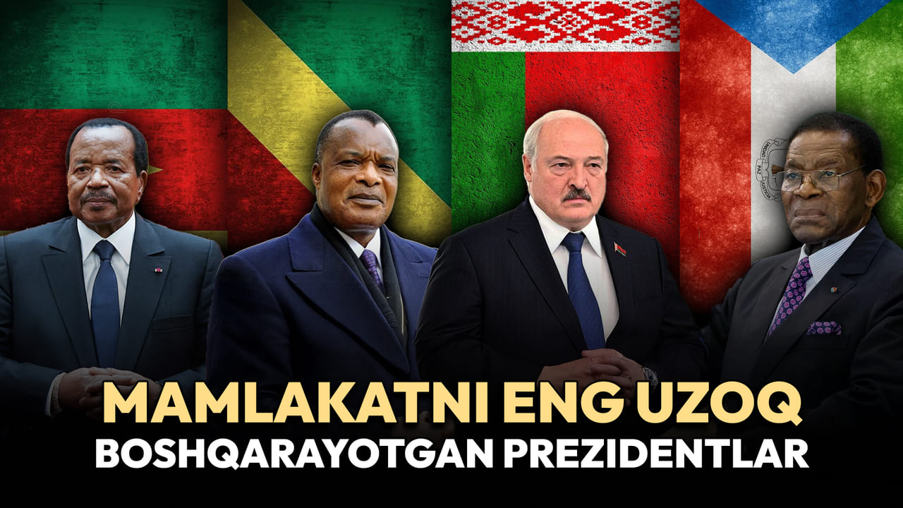 <p><b></b>Afrika rahbarlaridan tortib Lukashenkogacha: mamlakatni eng uzoq boshqarayotgan prezidentlar</p>
