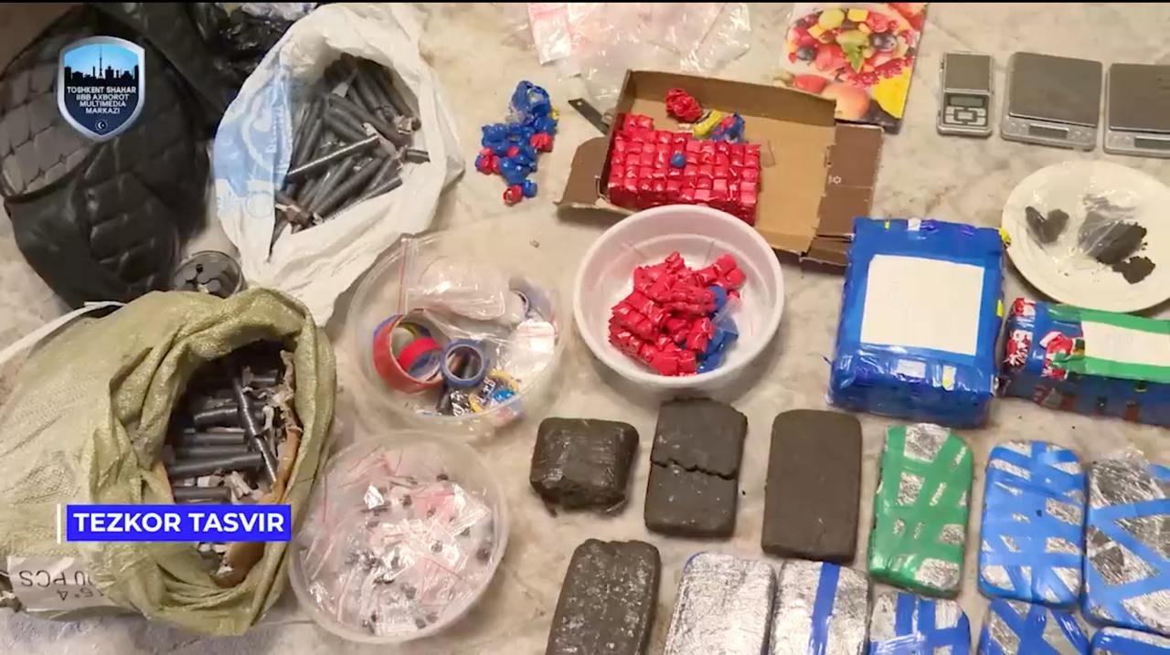 В Ташкенте задержан мужчина с 8,3 кг запрещённых веществ 