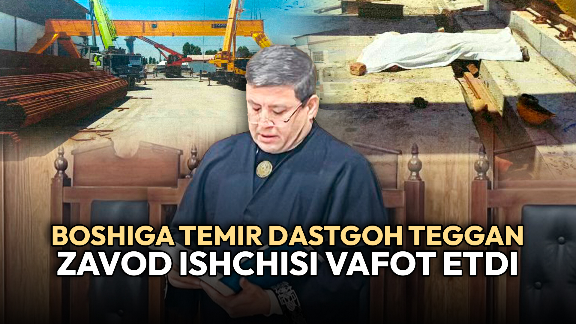 <p><b>Yangiyo‘lda ishchisi boshiga temir dastgoh tegishi oqibatida vafot etgan korxona rahbari 2 yilga qamaldi </b></p>