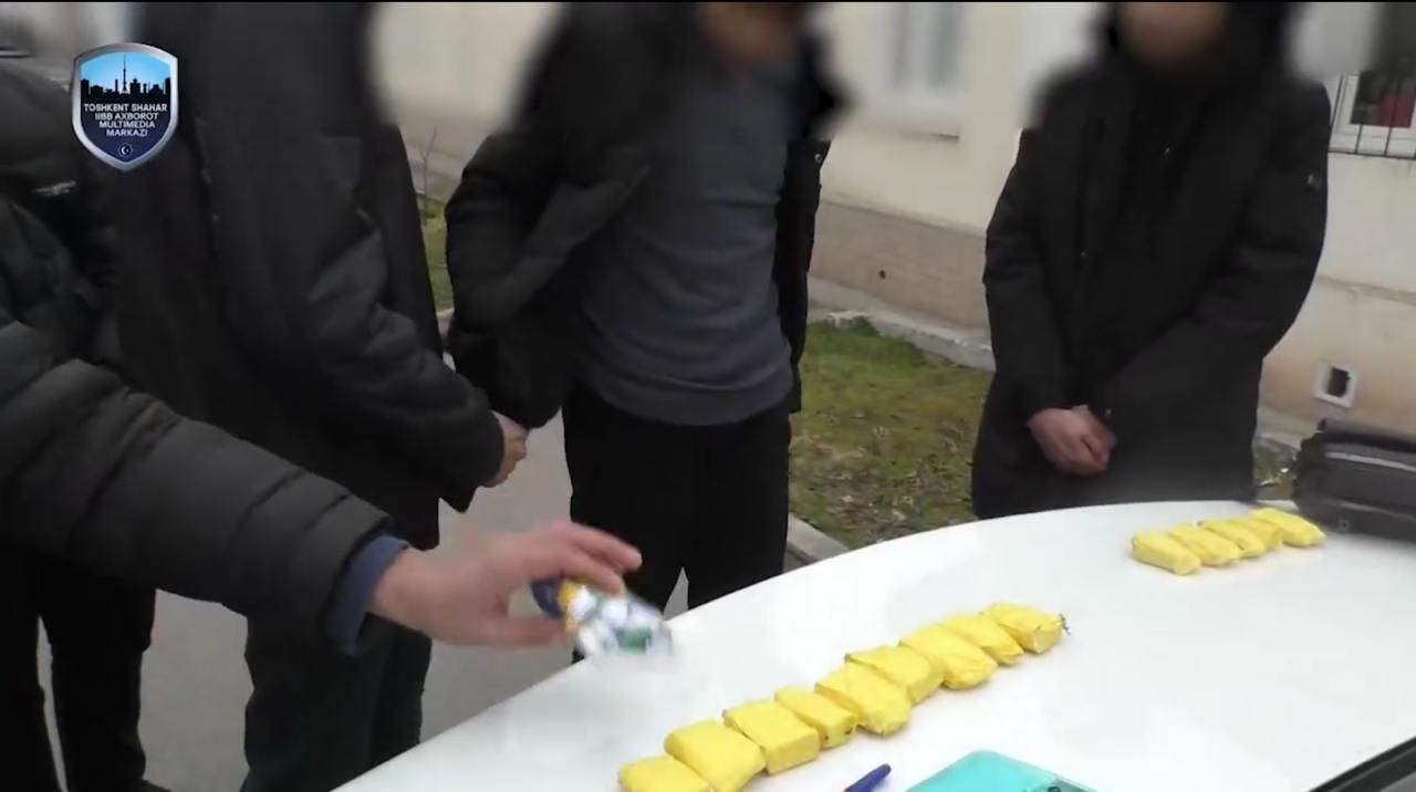 Toshkentda giyohvandlik vositalarini tarqatmoqchi bo&lsquo;lgan shaxslar ushlandi
