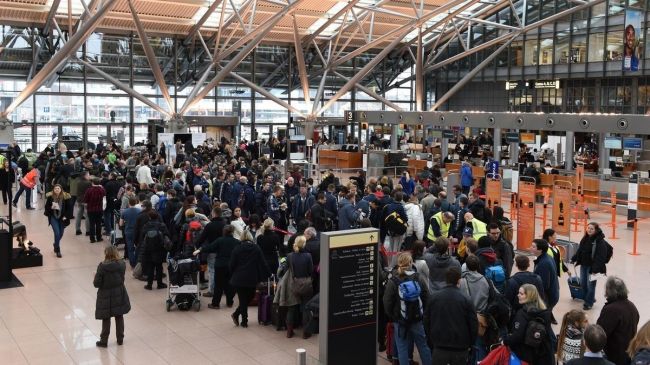 Германиянинг 13 та аэропортида оммавий иш ташлашлар бошланди