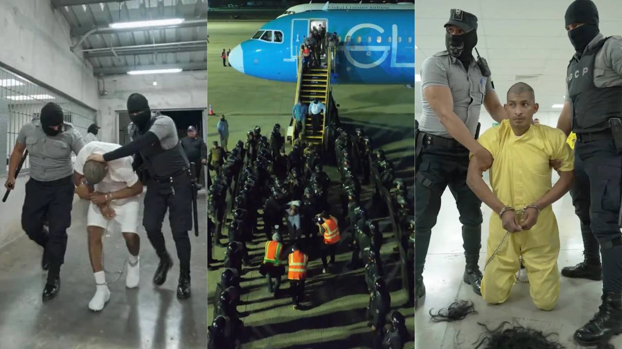 <p><b>AQSHdagi jinoyatchi migrantlar Salvadordagi mega qamoqxonaga olib kelindi (video)</b></p>