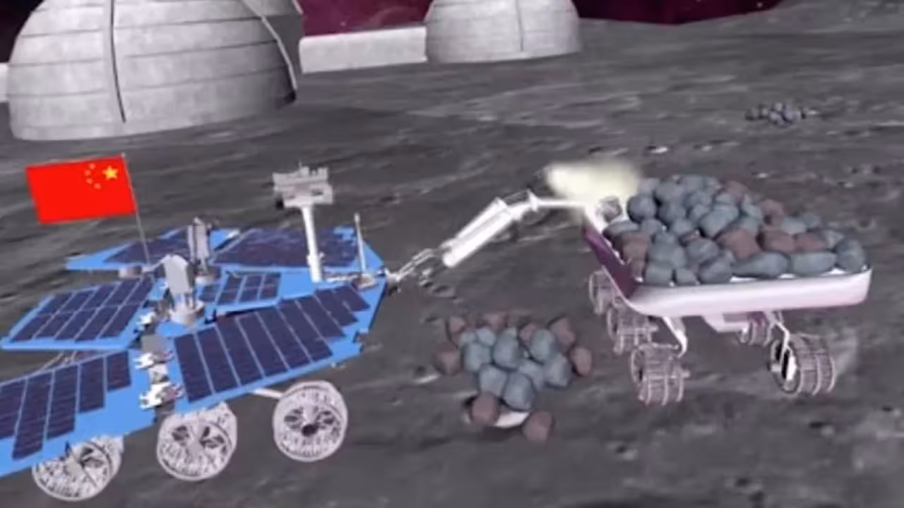 <p><b><strong>Xitoylik olimlar kosmosda foydali qazilmalarni qazib oladigan robot yaratdi</strong></b></p>
