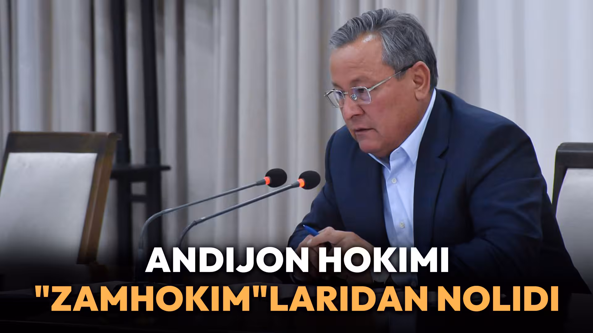 <p><b>Andijon viloyati hokimi o‘rinbosarlardan maoshini “halollab olishini” so‘radi</b></p>