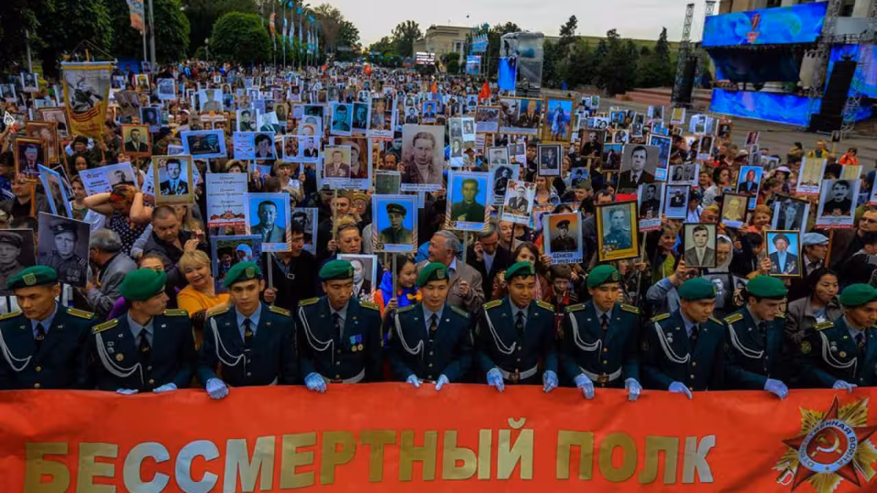 <p>Kazakhstan bans May 9 "Immortal Regiment" march<b>&nbsp;</b></p>
