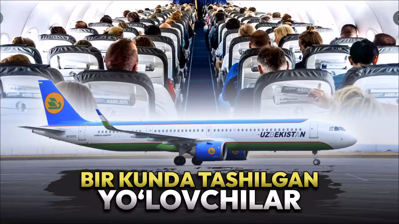 <p><strong>O‘zbekistonda samolyotdan bir kunda qancha odam foydalanishi ochiqlandi</strong><b> </b></p>