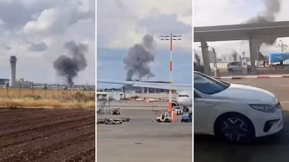 Хуситы нанесли удар по аэропорту Бен-Гурион в Израиле (видео)