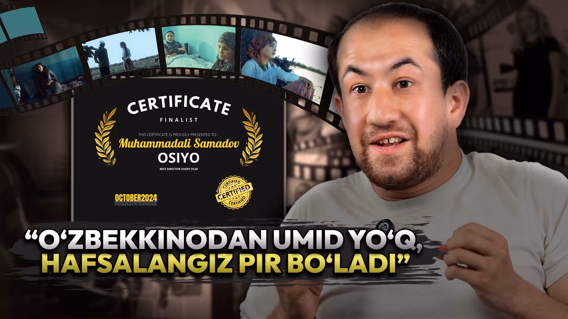 <p><b></b>“Ijodkorning qadri yo‘q” — 17 ta xalqaro festivalda g‘olib bo‘lgan yosh rejissyor “O‘zbekkino”dan norozi (video)</p>