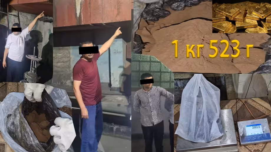 В Навои задержаны работники завода, пытавшиеся расхитить золото на 2,1 млрд сумов