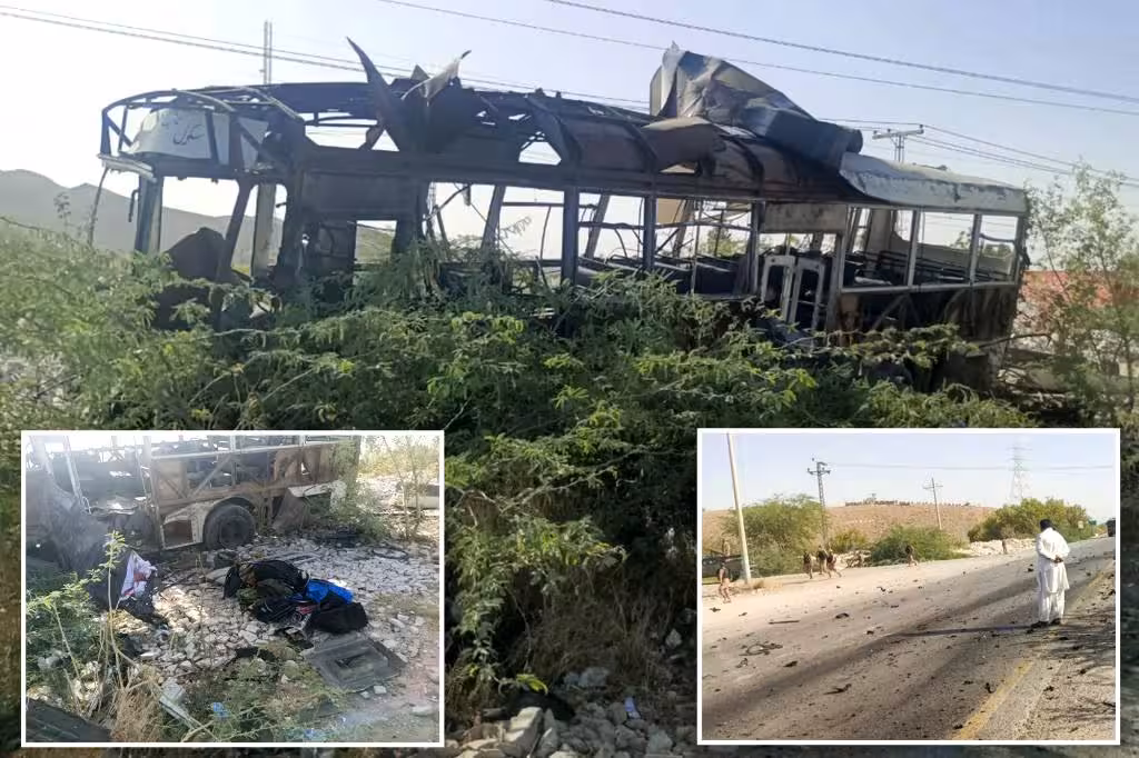 <p><b>Pokistonda xudkush terrorchi maktab avtobusini portlatib yubordi (video)&nbsp;</b></p>