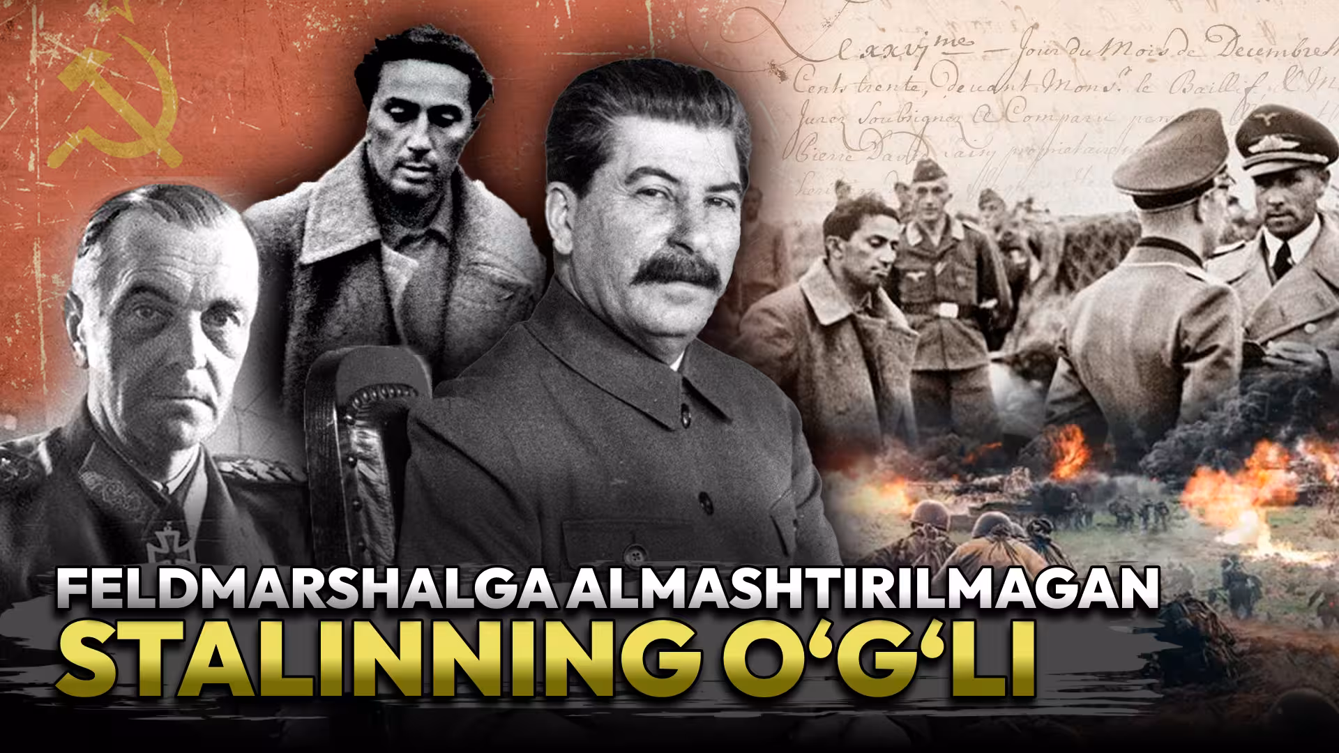 <p><b>Feldmarshalga almashtirilmagan Stalinning zurriyoti &mdash; &ldquo;dohiy&rdquo; nega o&lsquo;g&lsquo;lini urushga yuborgan edi?</b></p>