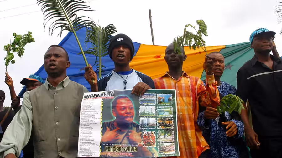 <p>Nigeriya qariyb 30 yil oldin qatl etilgan “Ogoni-to‘qqizlik” a’zolarini vafotidan so‘ng afv etdi<b> </b></p>