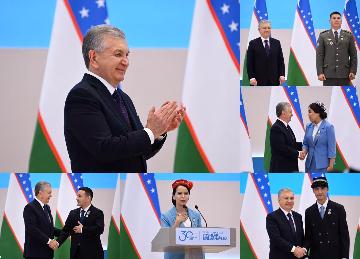 <p><b><strong>Shavkat Mirziyoyev bir guruh yoshlarga davlat mukofotlarini topshirdi (foto)</strong></b></p>