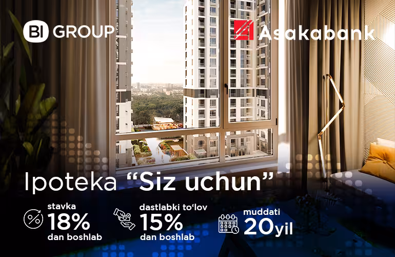 <p><b>Qulay shartlar bilan yangi ipoteka mahsuloti va xonadon yutib olish imkoniyati</b></p>