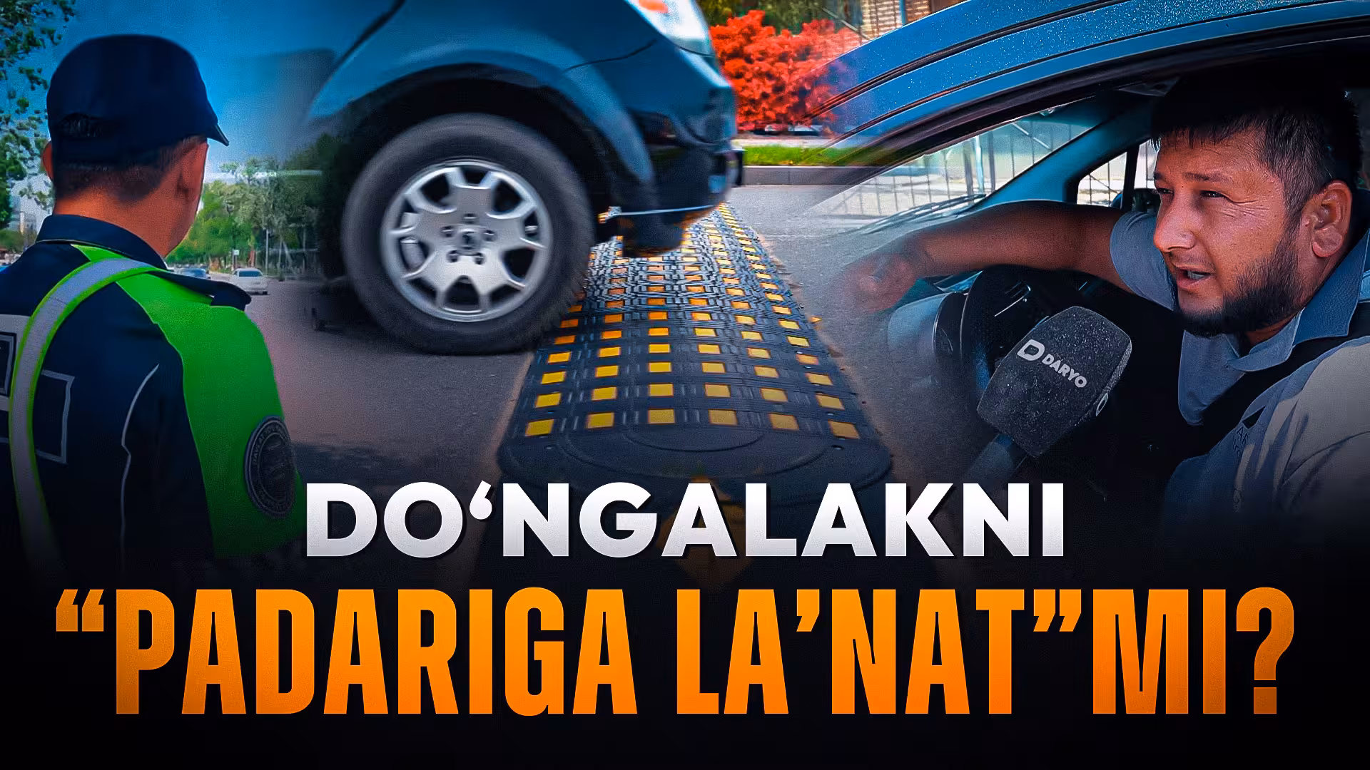 Sun’iy yo‘l notekisliklari xavfsizlikni ko‘zlab o‘rnatilganmi yoki muammo tug‘dirish uchun? 