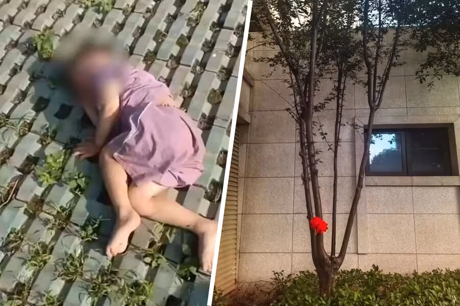 Xitoyda uch yoshli bola 18-qavatdan yiqilib, omon qoldi
