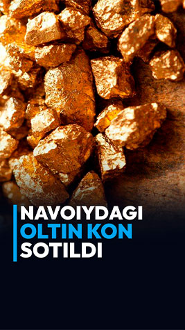 Navoiydagi “Temirchi” oltin koni qariyb 68 mlrd so‘mga sotildi